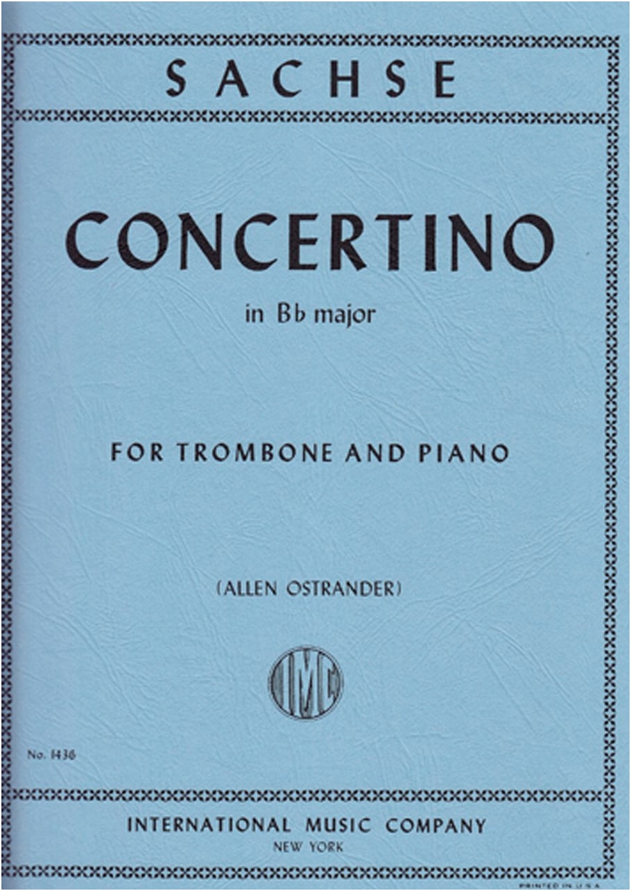 Sachse: Concertino in B-flat Major for Trombone and Piano