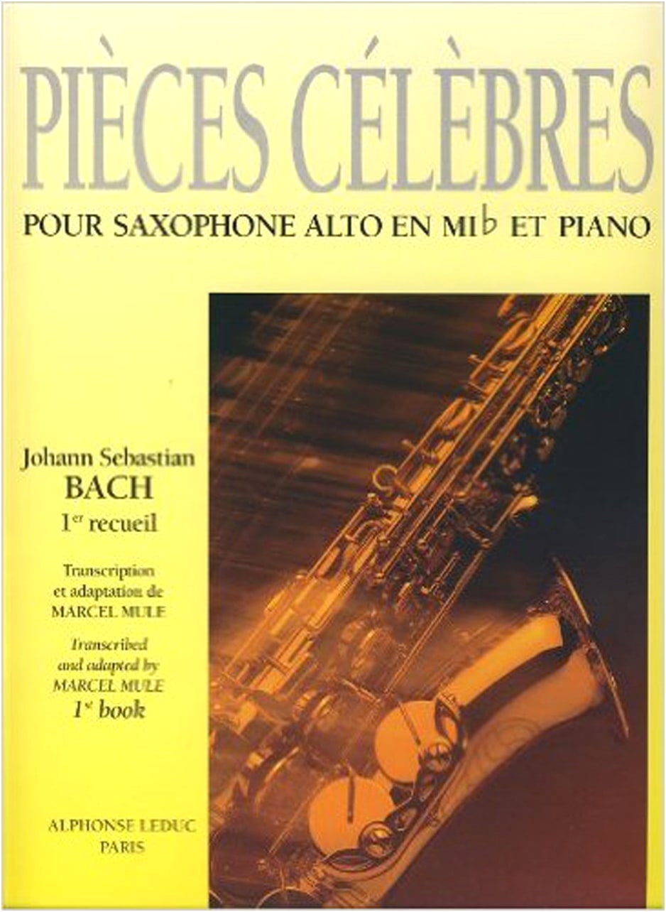 Bach, J.S.: Arranged Works for Alto Saxophone, Vol. 1/Leduc/Saxophone & Piano
