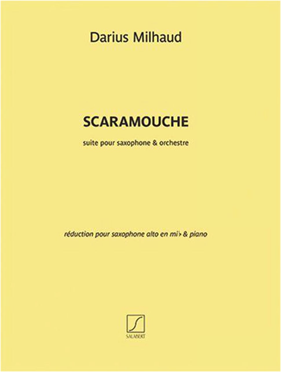 Milhaud: Scaramouche (for Alto Saxophone and Piano)