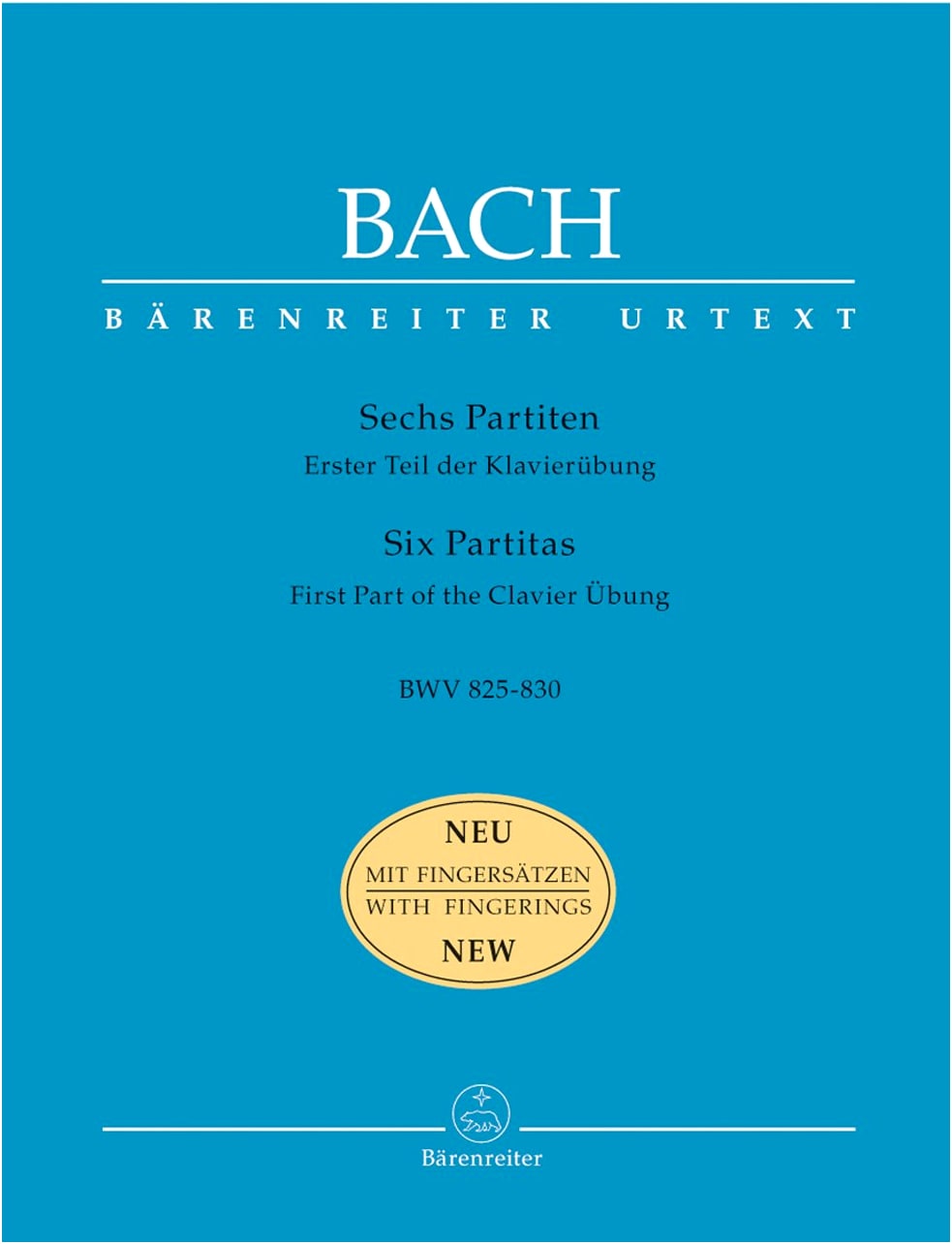 Bach: Complete Partitas BWV 825-830 (with Fingering) for Piano Solo