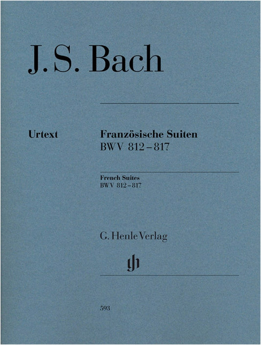 J.S. Bach: Complete French Suites BWV 812-817 Urtext (Scheideler/Schneidt) - Henle
