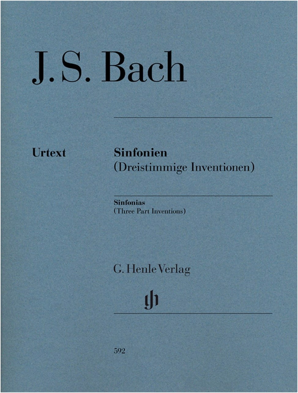 J.S. Bach: Sinfonias (3-Part Inventions) BWV 787-801 - Henle Urtext, Scheideler Ed.