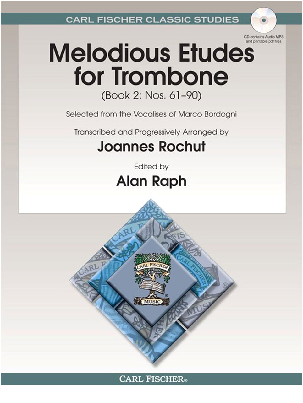 Ross: Trombone Melodic Studies on Bordogni Vocalises, Vol. 2 (Nos. 61-90) w/ MP3 CD-ROM