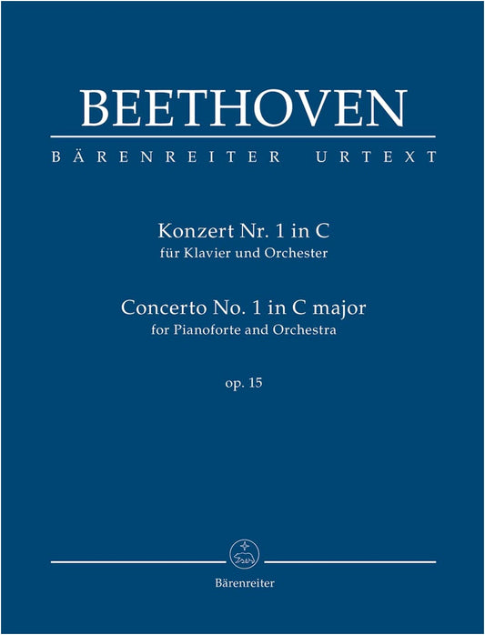 Beethoven: Piano Concerto No. 1 in C Major, Op. 15 / Urtext / Del Mar / Bärenreiter: Study Score