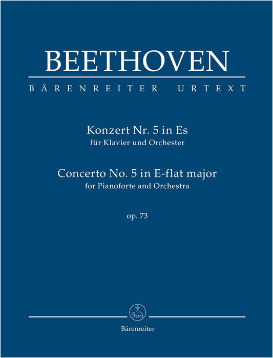 Beethoven: Piano Concerto No. 5 'Emperor' Op. 73 - Urtext Study Score (Edited by Del Mar)