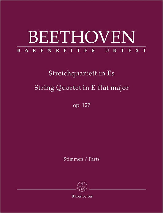 Beethoven: String Quartet No. 12, Op. 127 in E-flat Major - Urtext Parts, Del Mar Edition