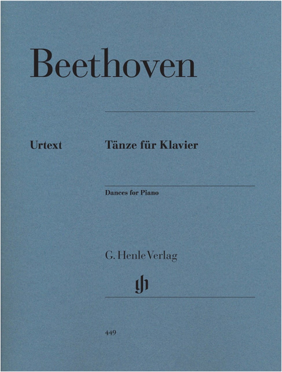 Beethoven: Collection of Dances / Original Edition / Henle Verlag / Piano Solo