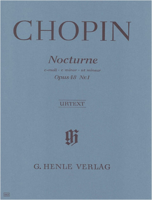 Chopin: Nocturne No. 13 in C Minor, Op. 48/1 - Henle Urtext Edition for Piano Solo