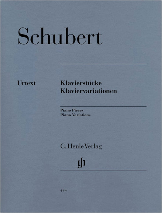 Schubert: Piano Pieces & Variations - G. Henle Urtext Edition (Piano Solo)