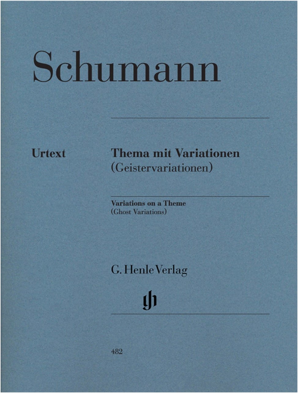 Schumann: Variations on an Original Theme in E-flat Major WoO 24 / Henle Urtext / Piano Solo