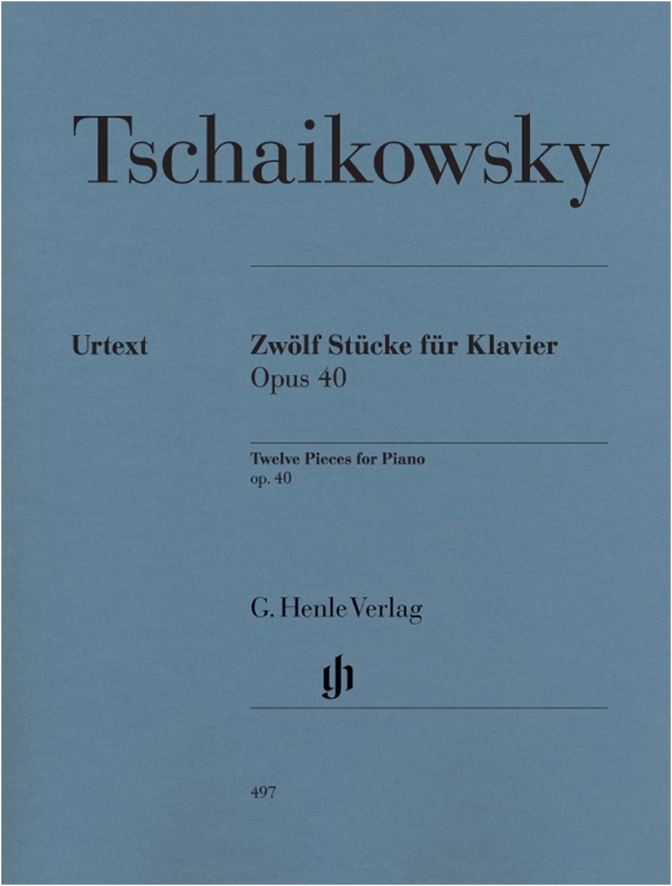 Tchaikovsky: 12 Pieces for Intermediate Level, Op. 40 (Urtext Edition for Piano Solo)