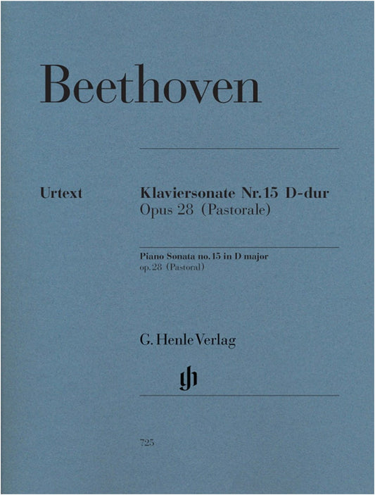 Beethoven: Piano Sonata No. 15 'Pastorale' Op. 28 - Urtext (Revised) with Perahia Fingering