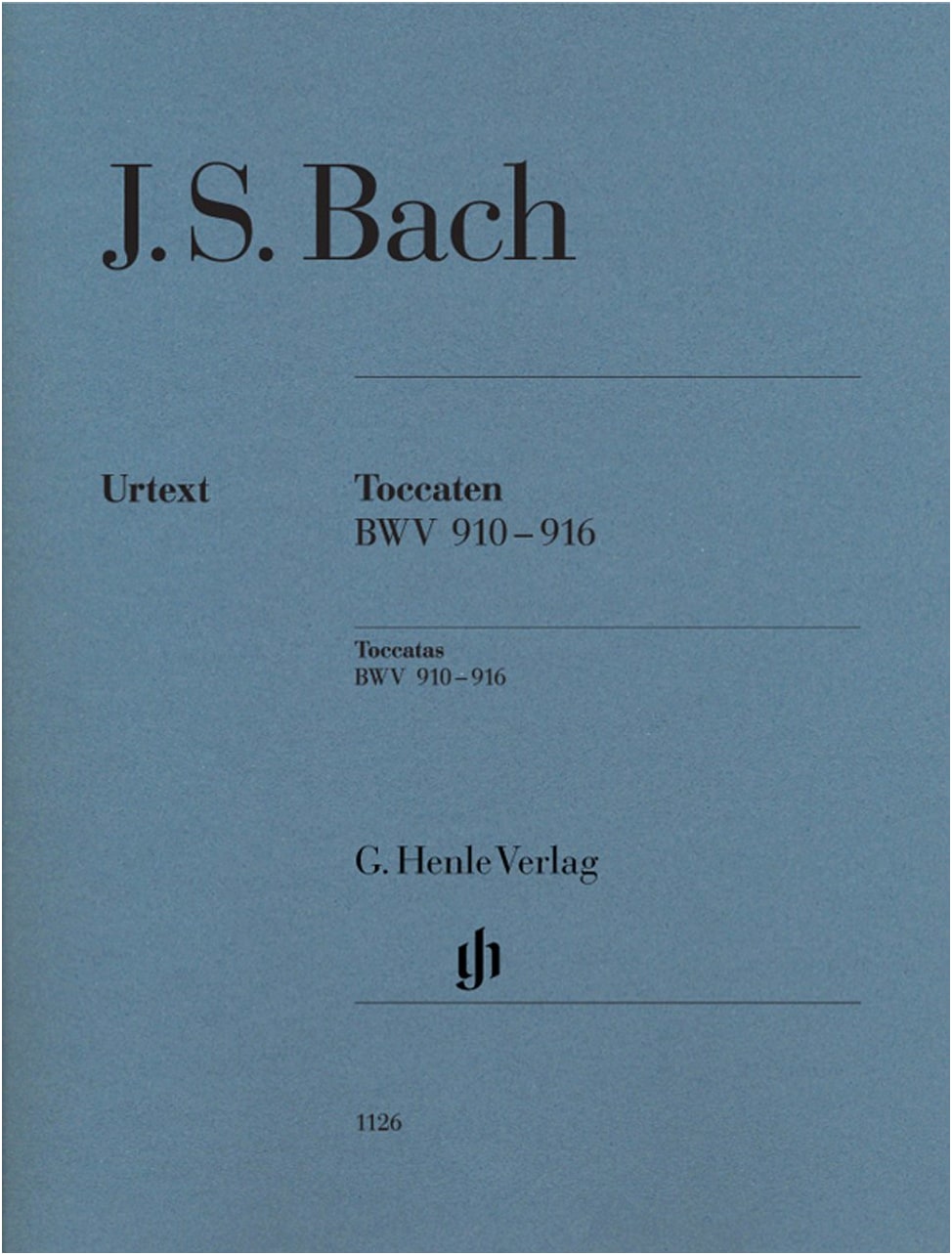 J.S. Bach: Toccatas BWV 910-916 Urtext Edition (Unfingered) for Piano Solo