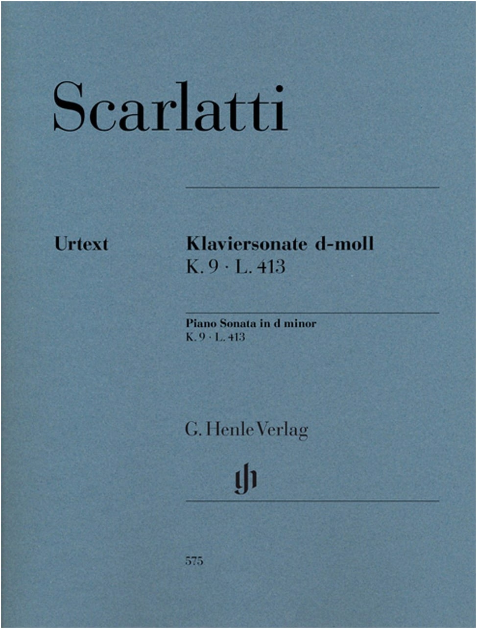 Scarlatti: Piano Sonata in D minor K 9, L 413 - Urtext, Henle Edition