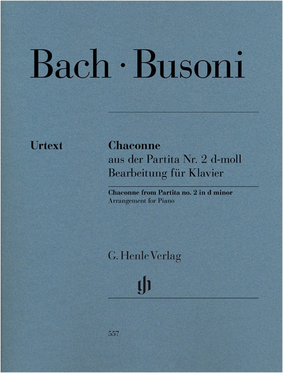 J.S. Bach: Chaconne from Partita No. 2 for Solo Violin, Busoni Arrangement (Piano Solo)