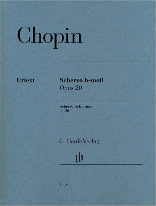 Chopin: Scherzo No. 1 in B minor, Op. 20 - Henle Urtext Edition (Piano Solo)