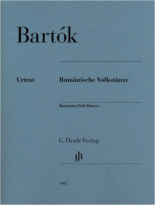 Bartók: Romanian Folk Dances for Piano Solo (Urtext Edition by Laszlo)