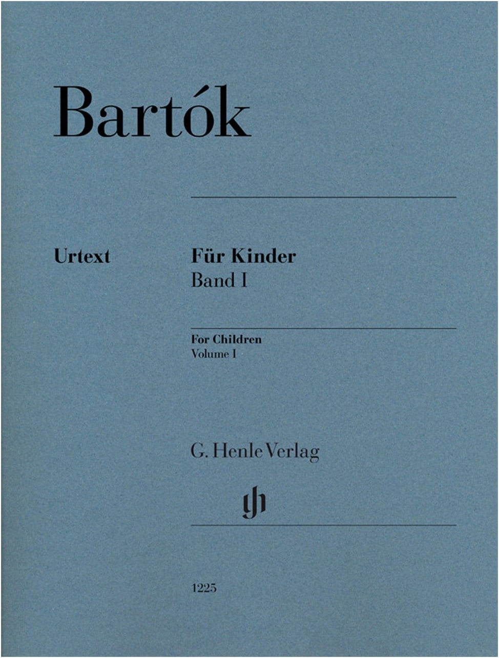 Bartók: For Children, Volume 1: I-II - Urtext Edition by Vikarius & Lampert (Henle Piano Solo)