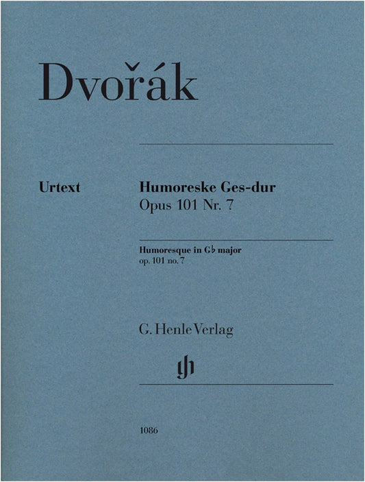 Dvořák: Humoresque in G-flat Major, Op. 101, No. 7 (Urtext Edition for Piano Solo)