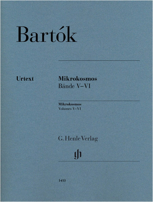 Bartók: Mikrokosmos Volumes 5-6 Urtext Edition for Piano Solo (Nakahara Edition)
