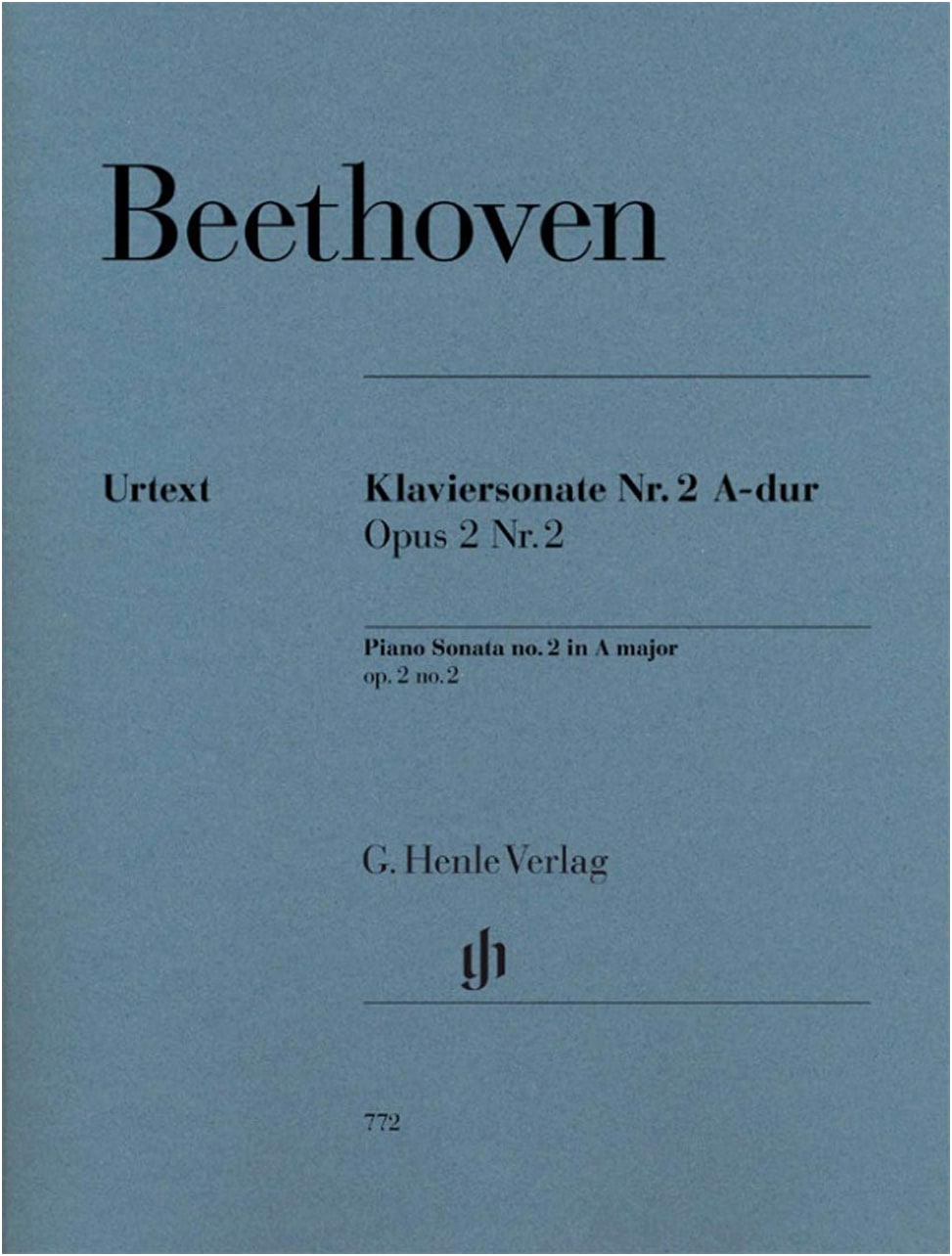 Beethoven: Piano Sonata No. 2 in A Major, Op. 2/2 - Henle Urtext (Perahia Edition)