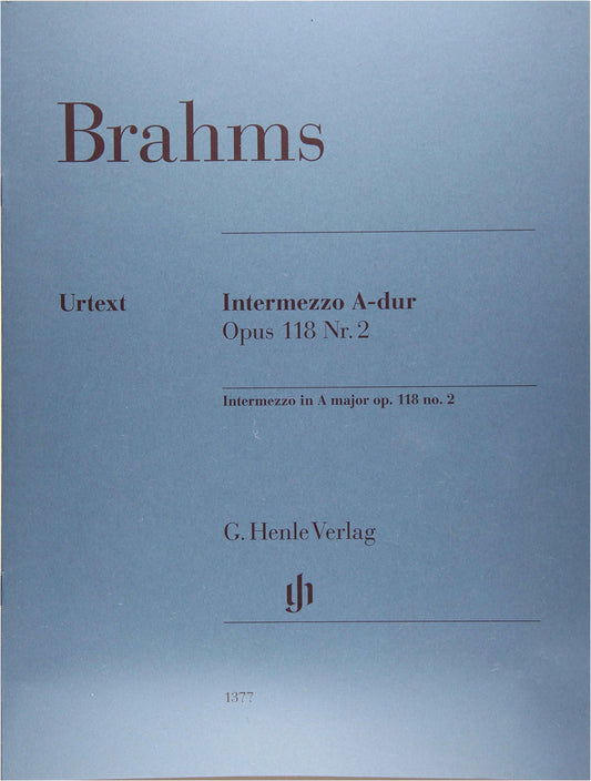 Brahms: Intermezzo No. 2 in A Major, Op. 118, No. 2 (Urtext Edition)