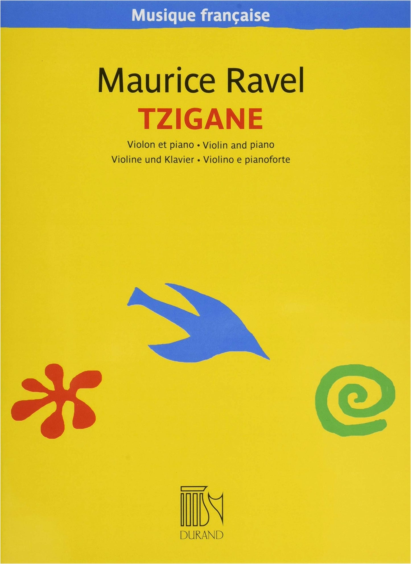 Ravel: Tzigane for Violin and Piano - Durand Edition