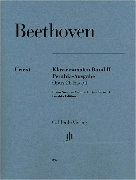 Beethoven: Piano Sonatas Vol. 2 - Urtext Edition (Perahia & Gertsch Editors, Perahia Fingering)