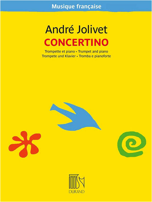 Jolivet: Concertino for Trumpet, Strings & Piano (Revised Edition) - Piano Reduction