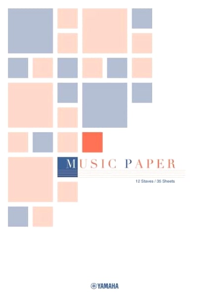 Yamaha Music: 12-Stave Tear-Off Staff Paper for Musical Part Scores (Single-Sided)