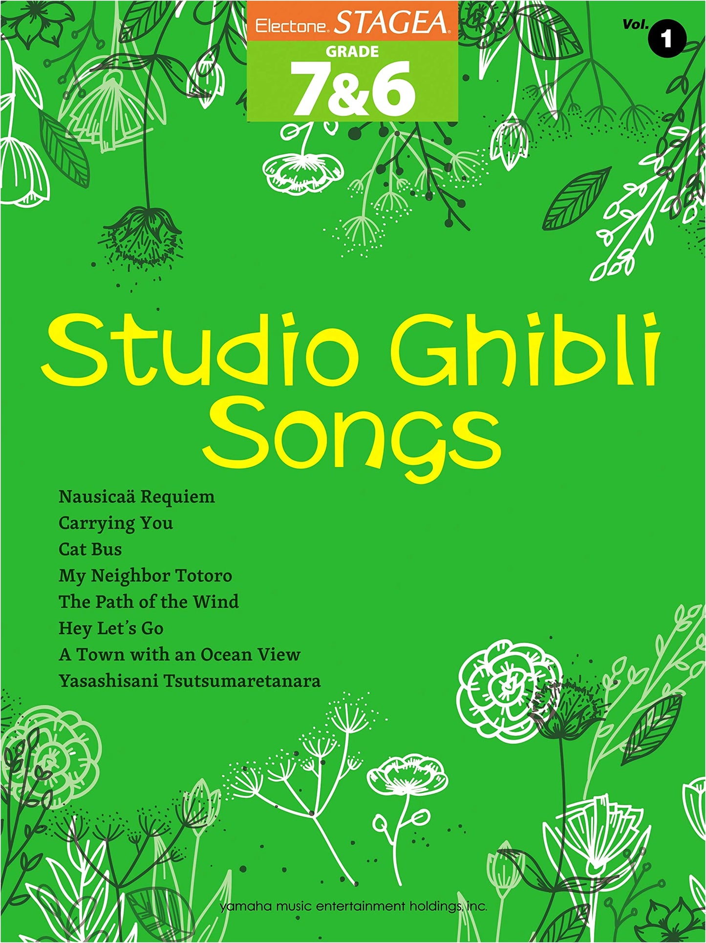 Electone STAGEA Grade 7 & 6 Vol.1: Studio Ghibli Songs (USB Included)