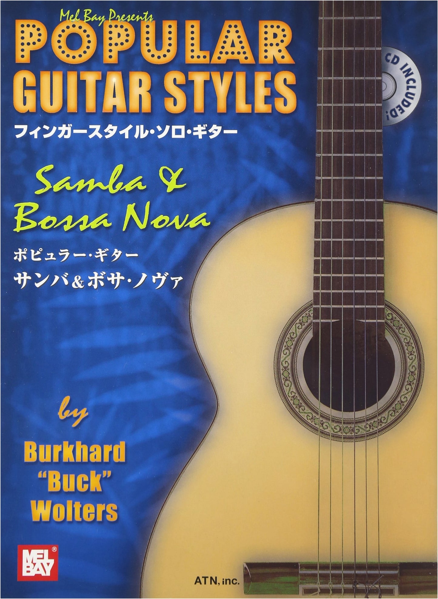 Fingerstyle Solo Guitar Tab: Popular Guitar Samba & Bossa Nova (with CD)