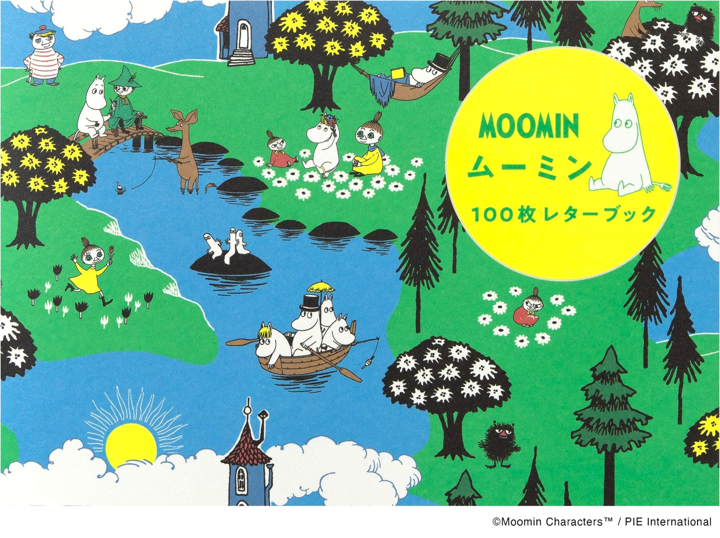 Moomin 100-Sheet Letter Book: A Variety Collection