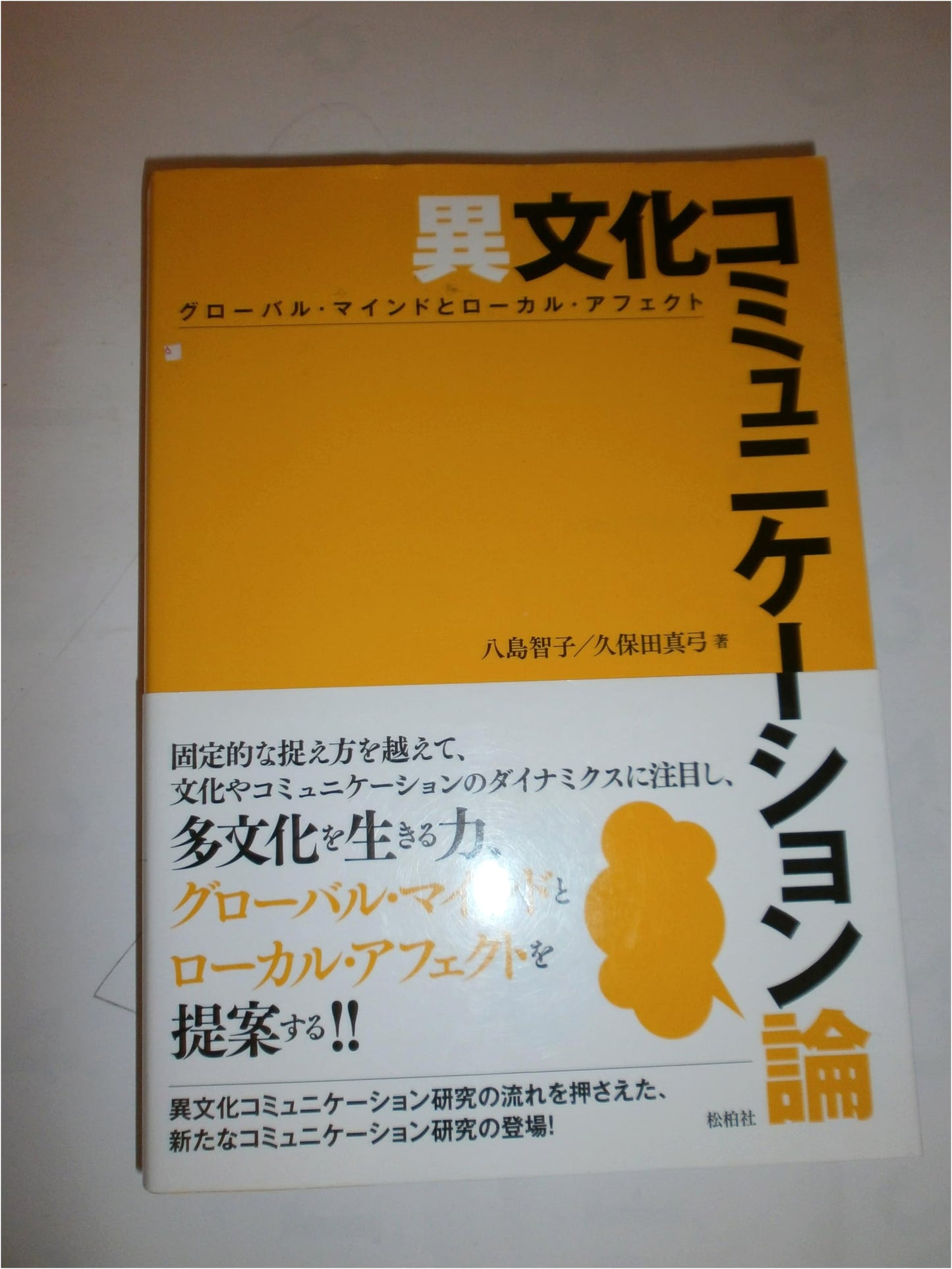 Cross-Cultural Communication: Global Mind and Local Affect