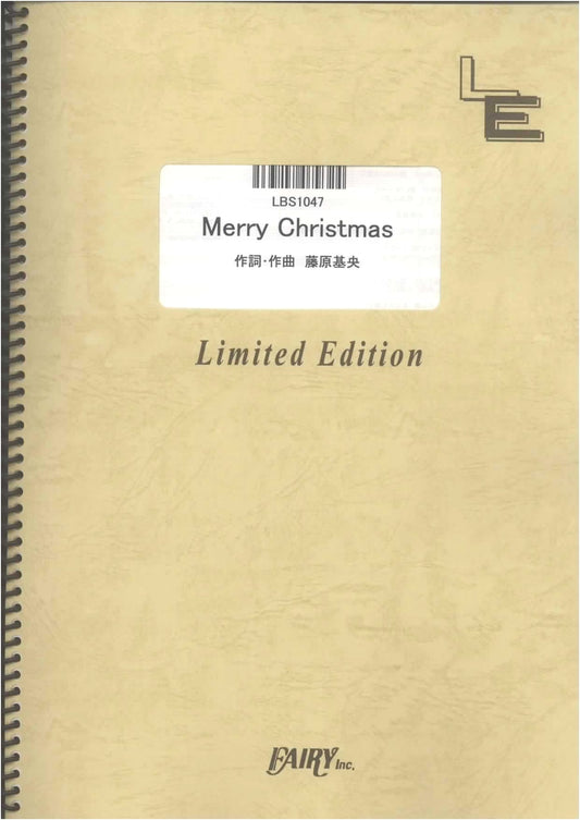 BUMP OF CHICKEN - Merry Christmas Band Score (On-Demand Edition)