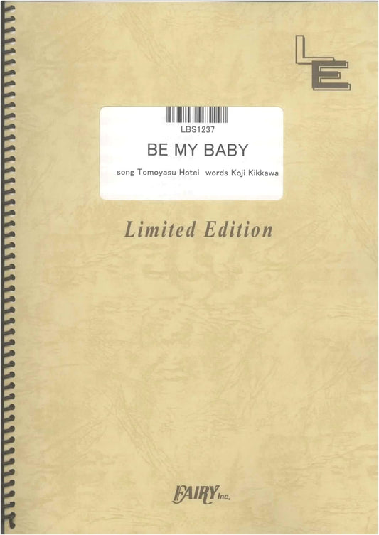 Band Score: COMPLEX - BE MY BABY (On-Demand Sheet Music for Guitar, Bass, Drums, Vocals)