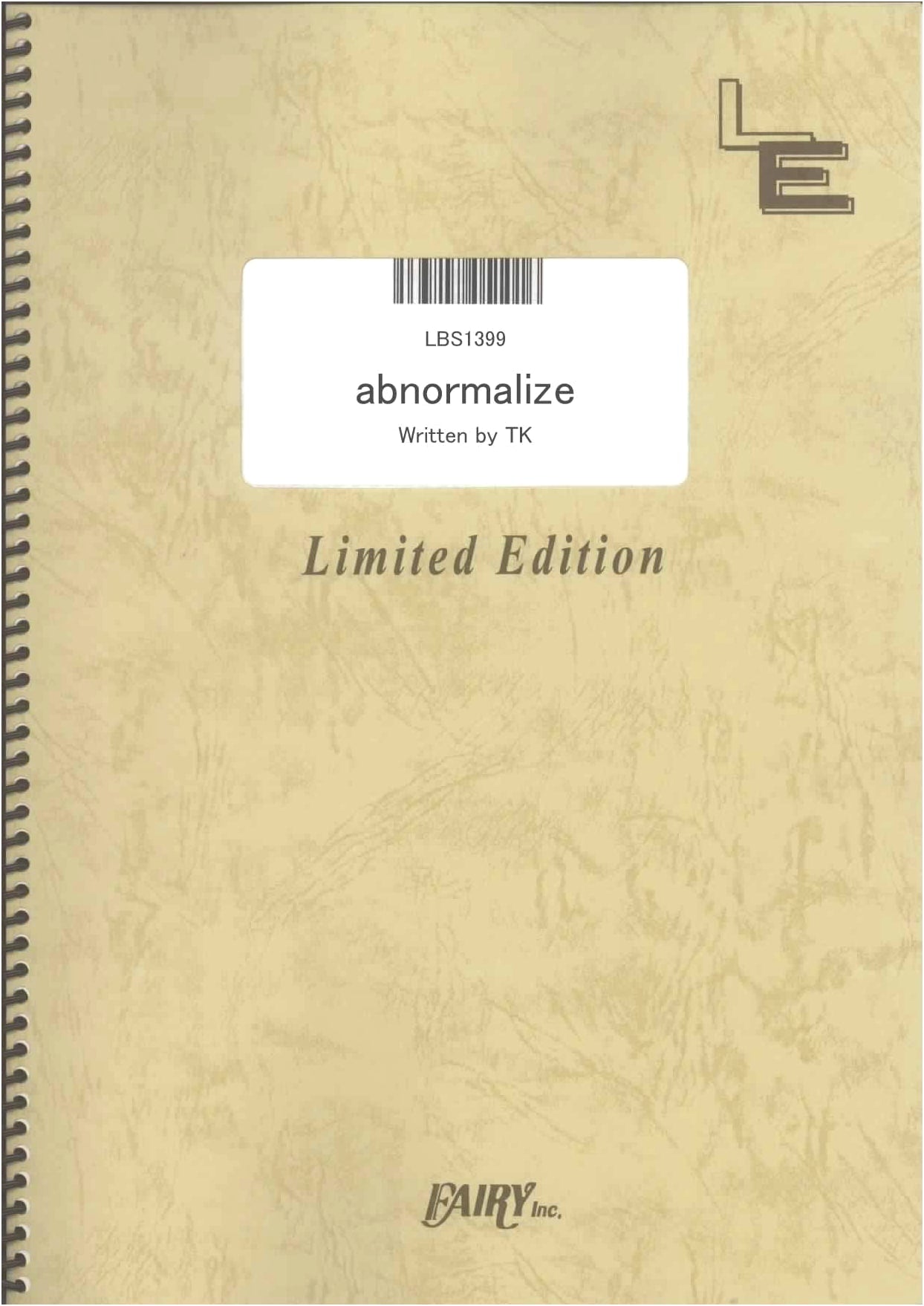 Ling Tosite Sigure - abnormalize: Band Score (LBS1399) [On-demand Music Score]