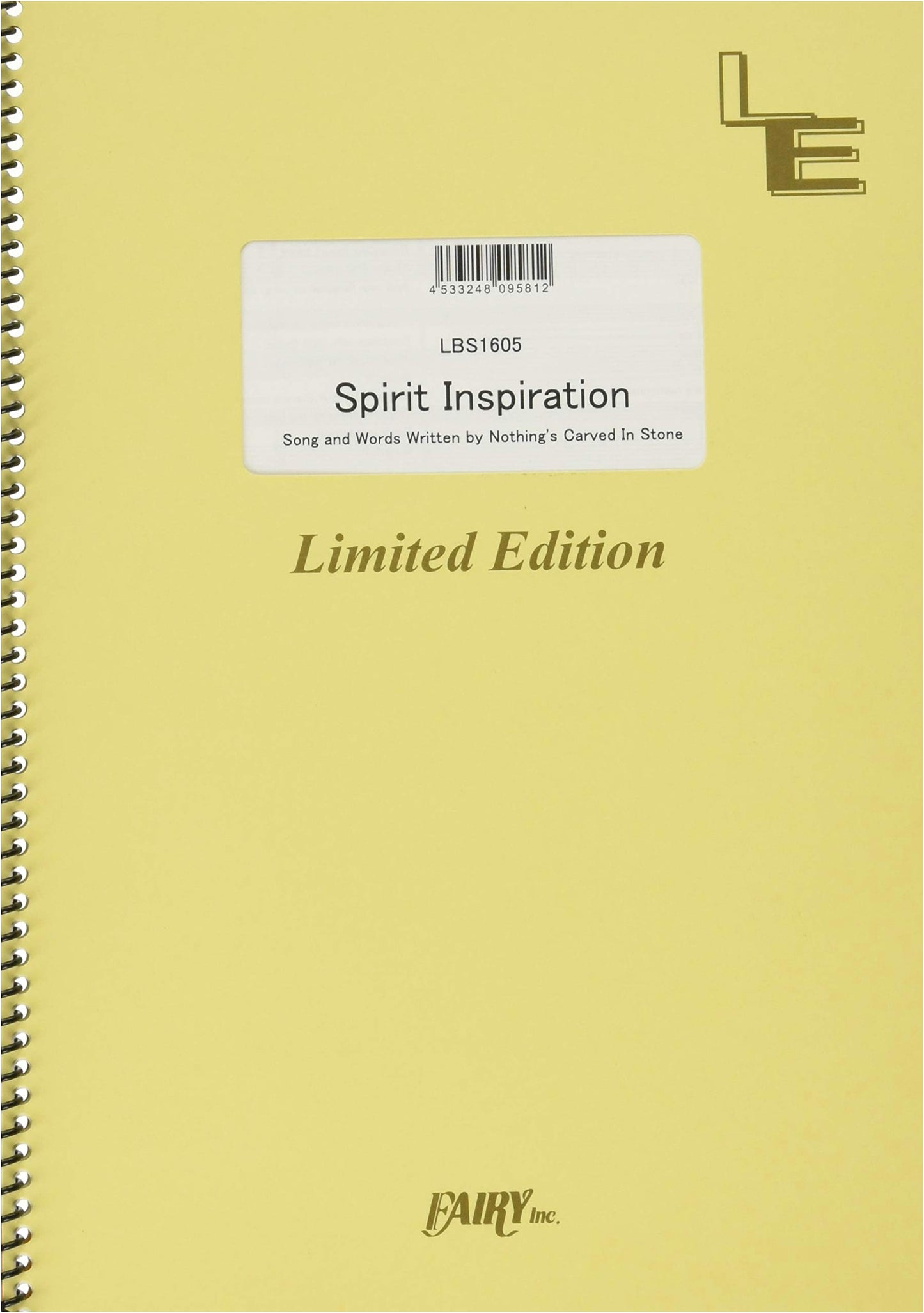 Band Score: Spirit Inspiration / Nothing's Carved In Stone (LBS1605)