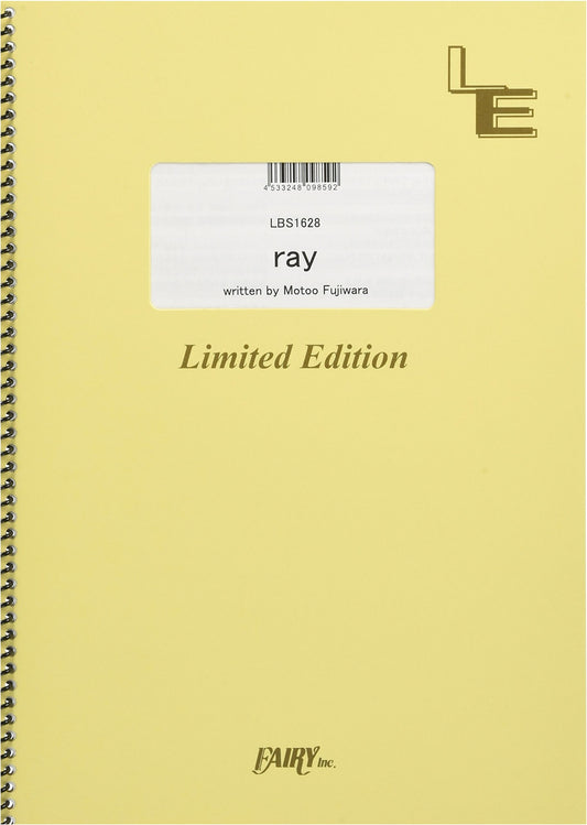Band Score: ray by BUMP OF CHICKEN (On-demand Music Score)