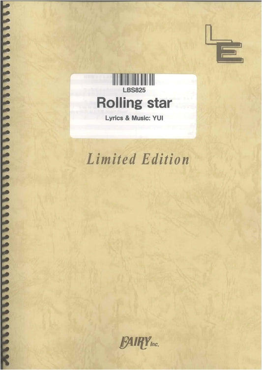 Band Score: Rolling Star by YUI (LBS825) - On-Demand Sheet Music