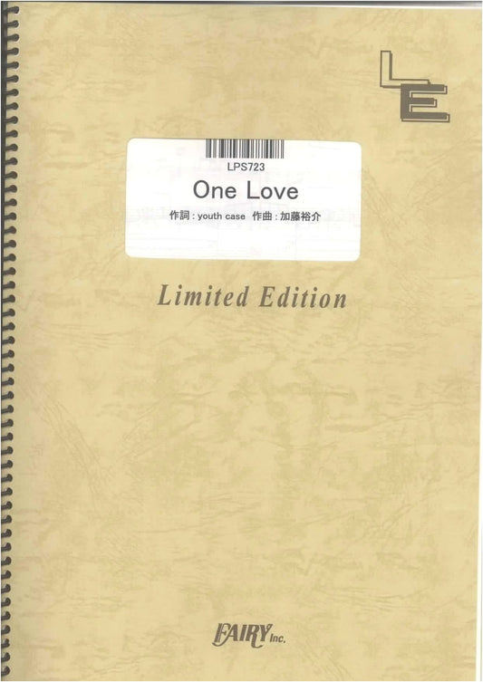 Piano Solo: One Love by Arashi - On-Demand Sheet Music (LPS723)