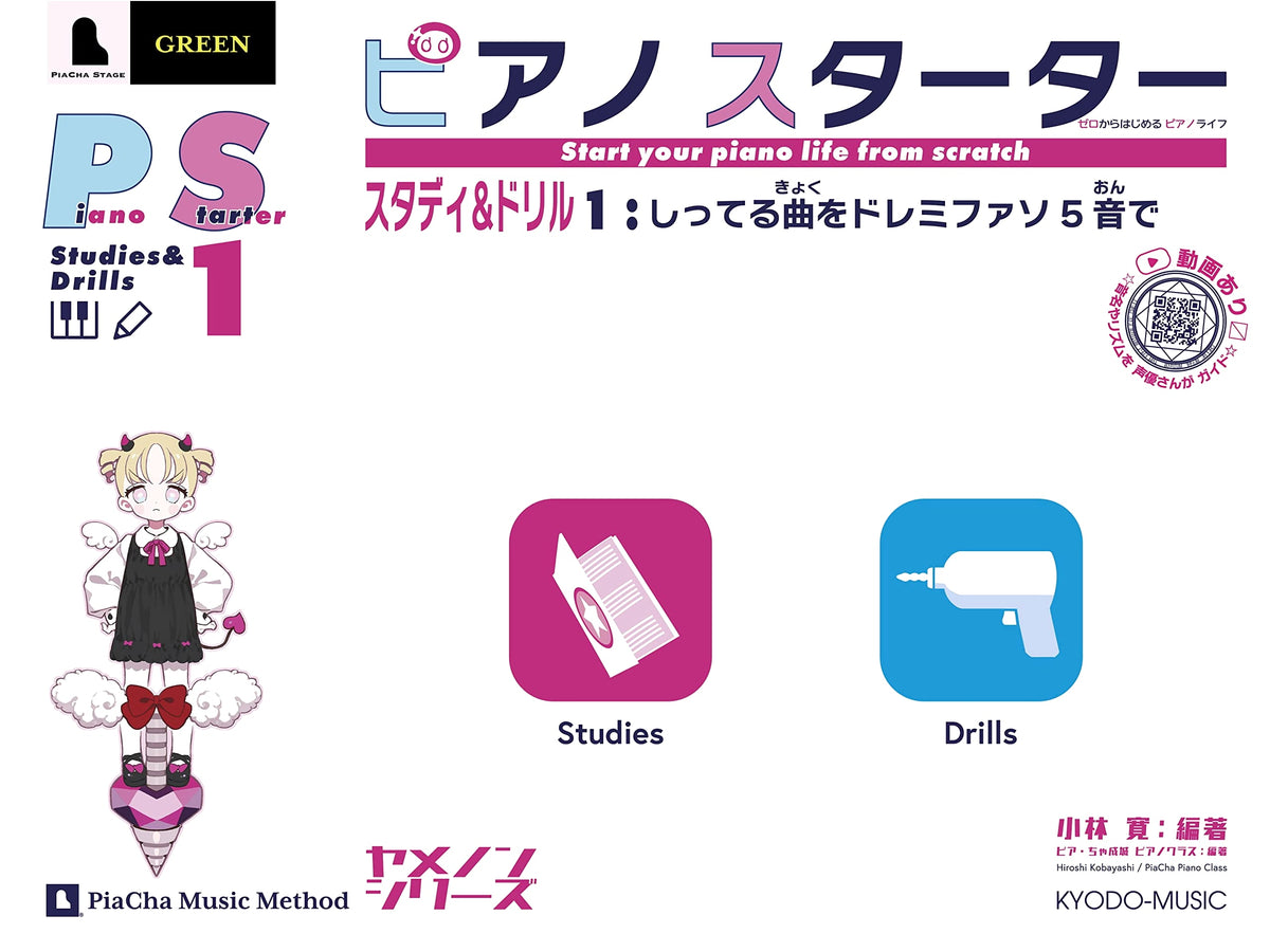 Piano Starter Study & Drill 1: Play Familiar Songs with 5 Notes (Do-Re-Mi-Fa-Sol)
