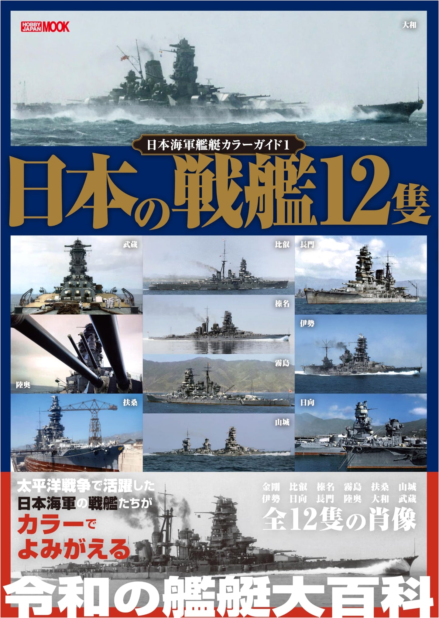 Imperial Japanese Navy Color Guide Vol. 1: 12 Japanese Battleships