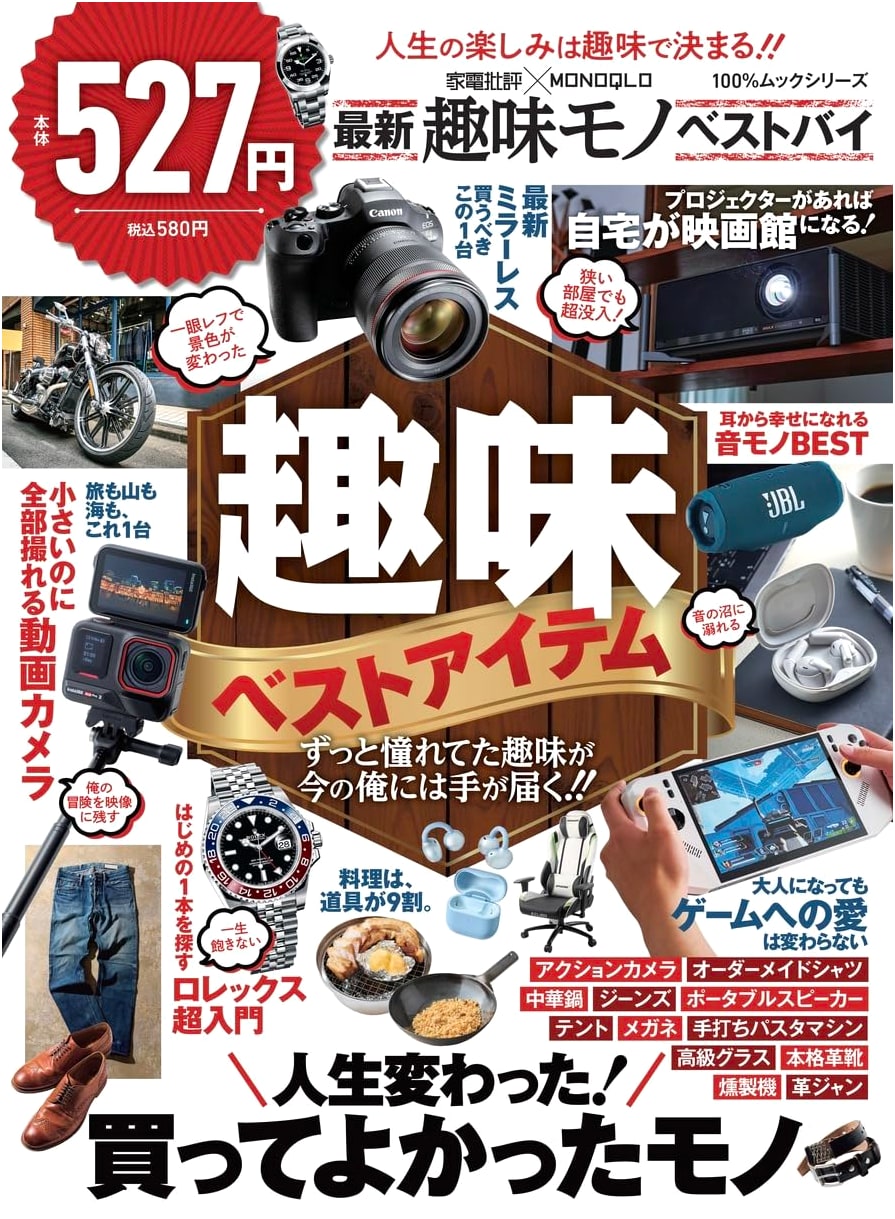 Kaden Hihyo x MONOQLO: Latest Hobby Goods Best Buys (100% Mook Series)