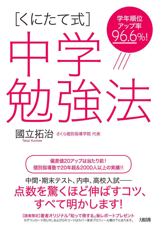 96.6% Grade Increase! Takuji Kunitate's Junior High Study Method