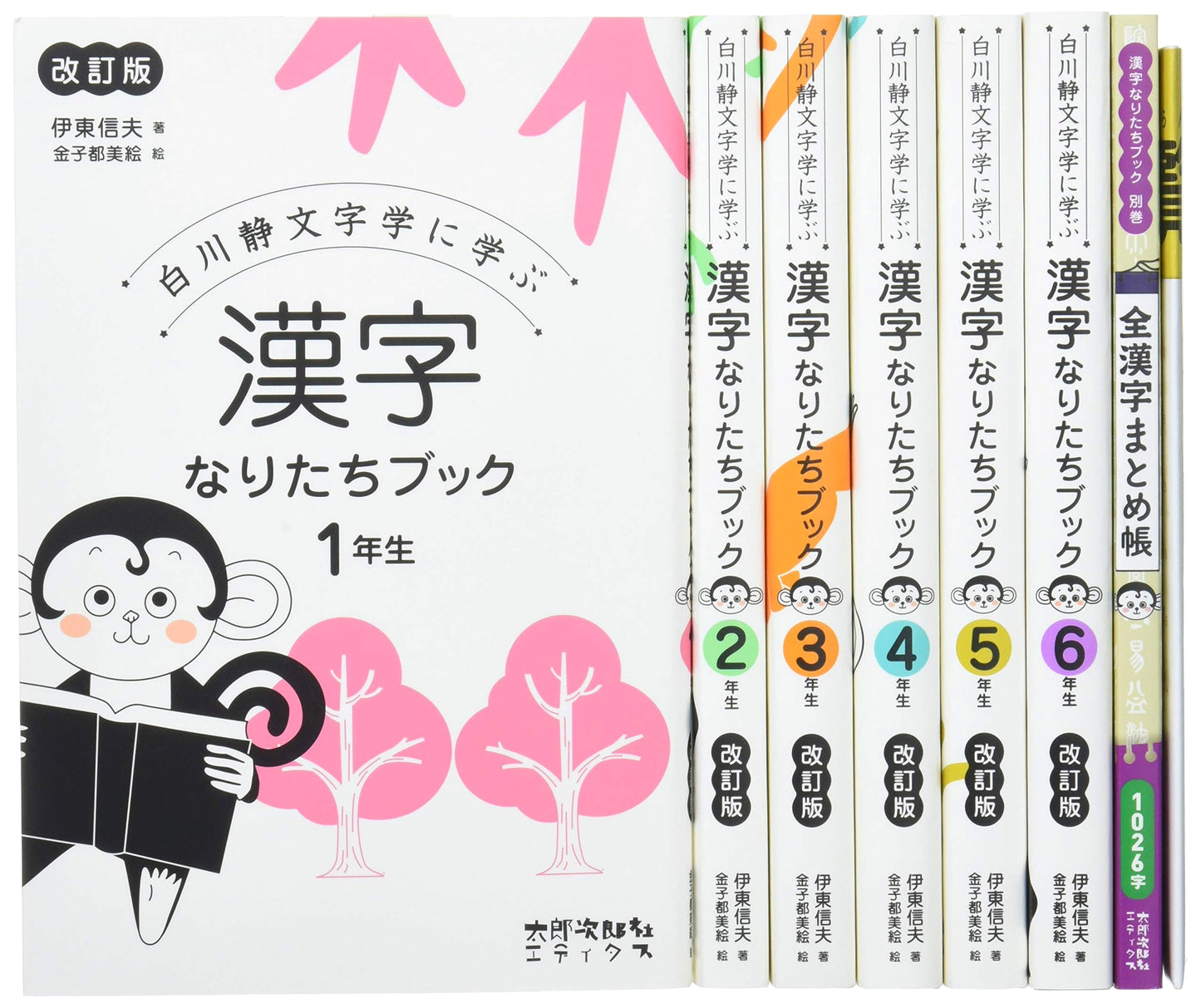 Learning Kanji Etymology with Shirakawa Shizuka: Revised 7-Volume Set