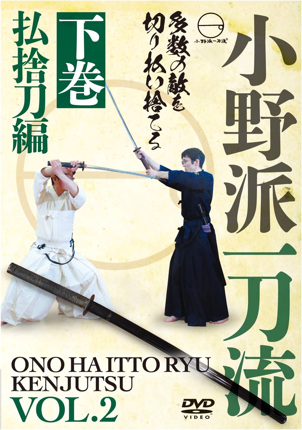 Ono-ha Itto-ryu Swordsmanship DVD - Lower Volume (Part 2)