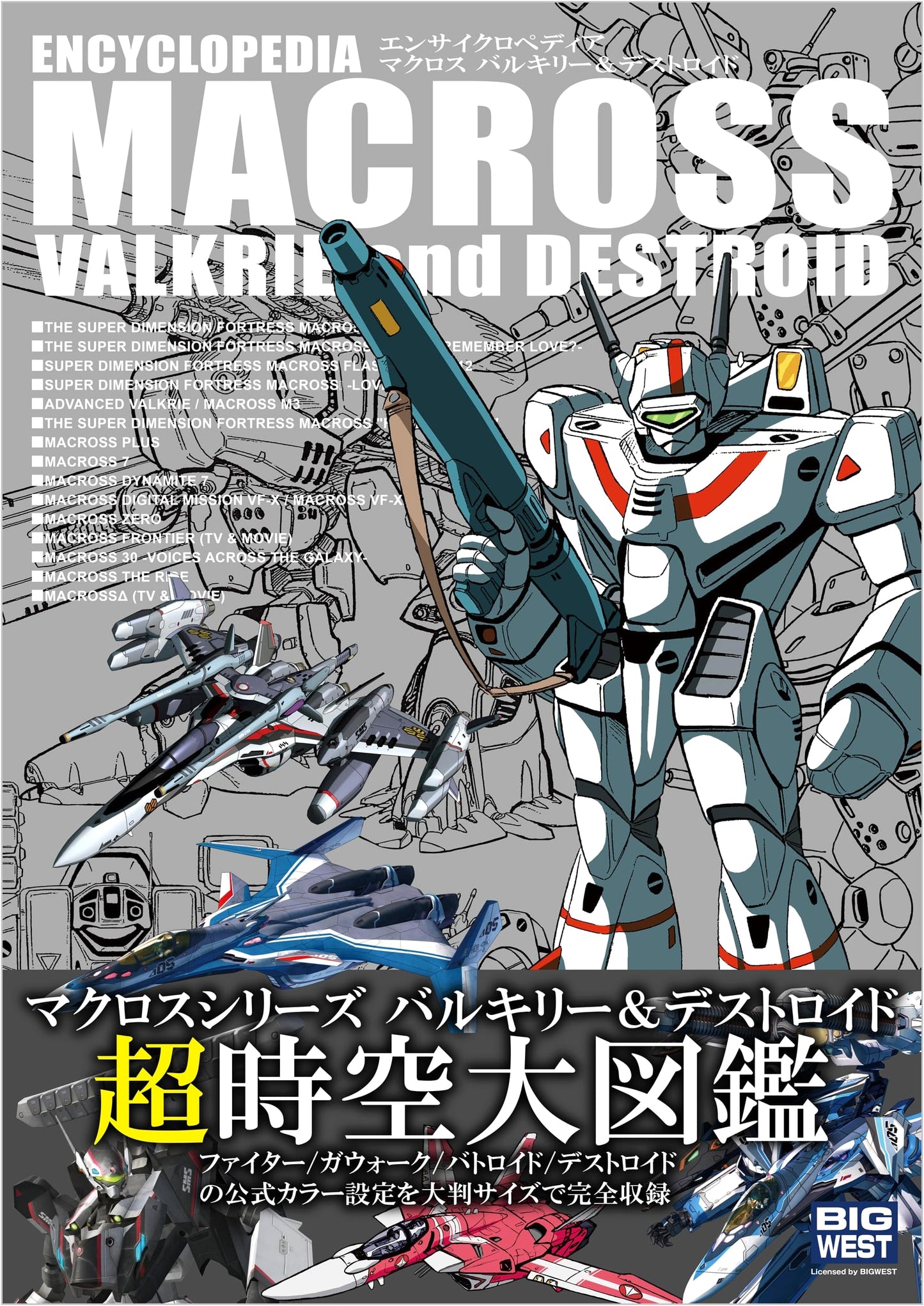 Encyclopedia Macross Valkyrie & Destroid by GA Graphic