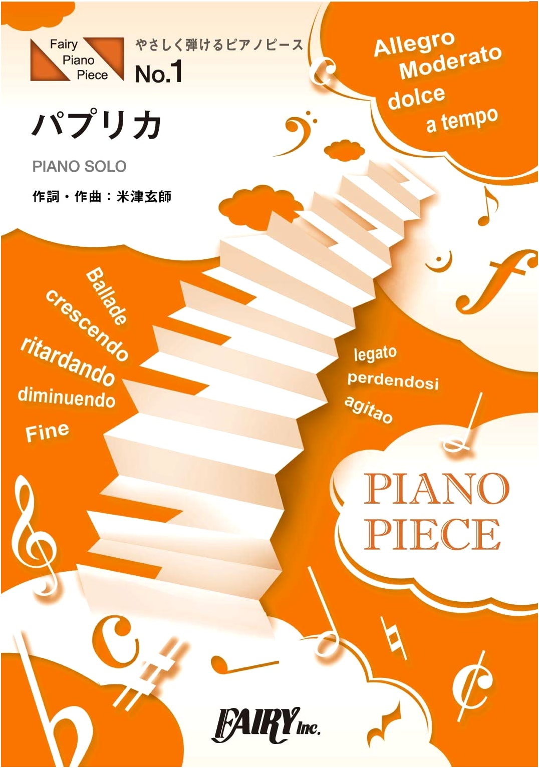 Paprika by Foorin - Easy Piano Solo Sheet Music (Original Key & C Major, Beginner)