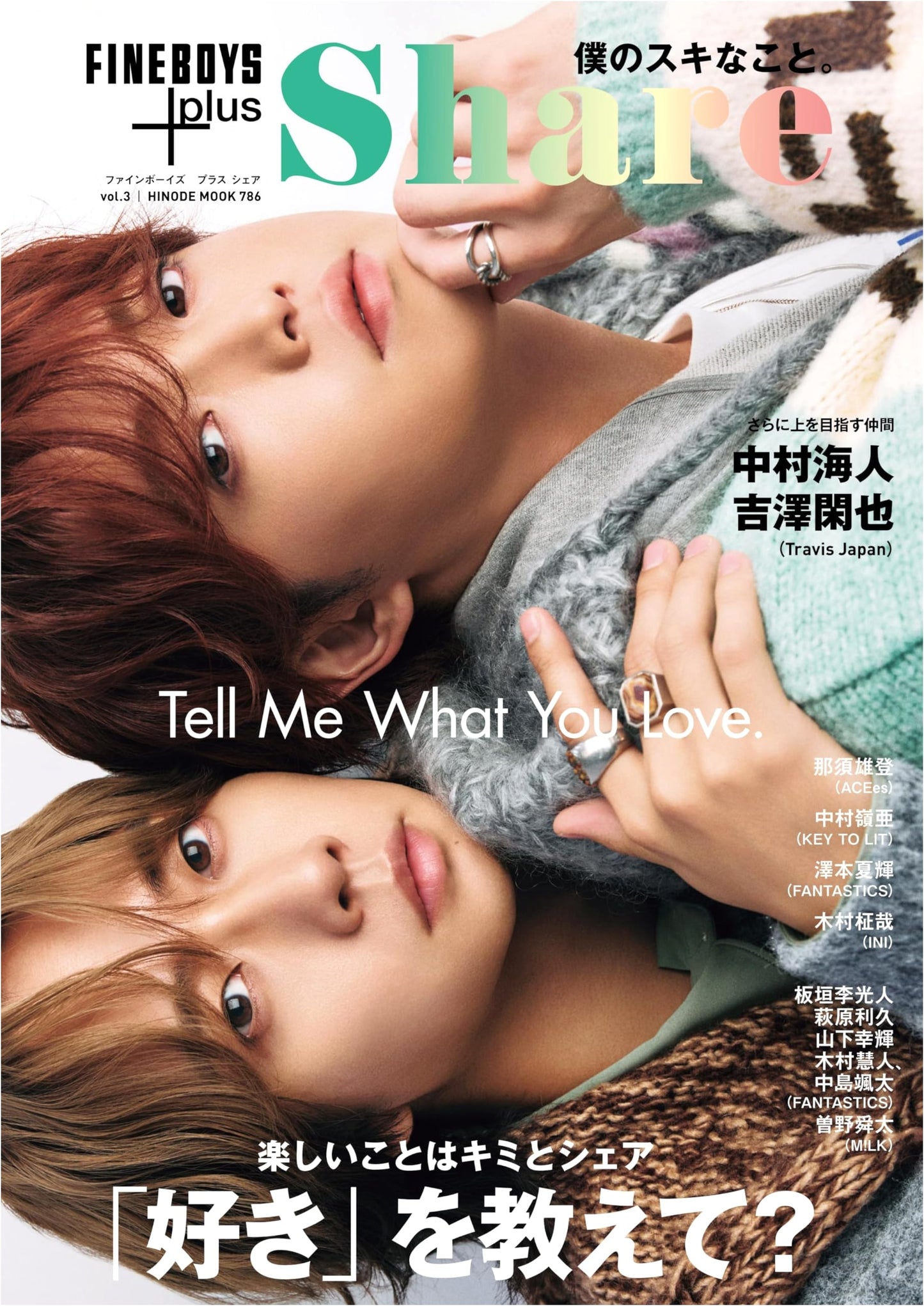 FINEBOYS+plus Share Vol.3 with Kaito Nakamura & Shizuya Yoshizawa: What Do You Like?